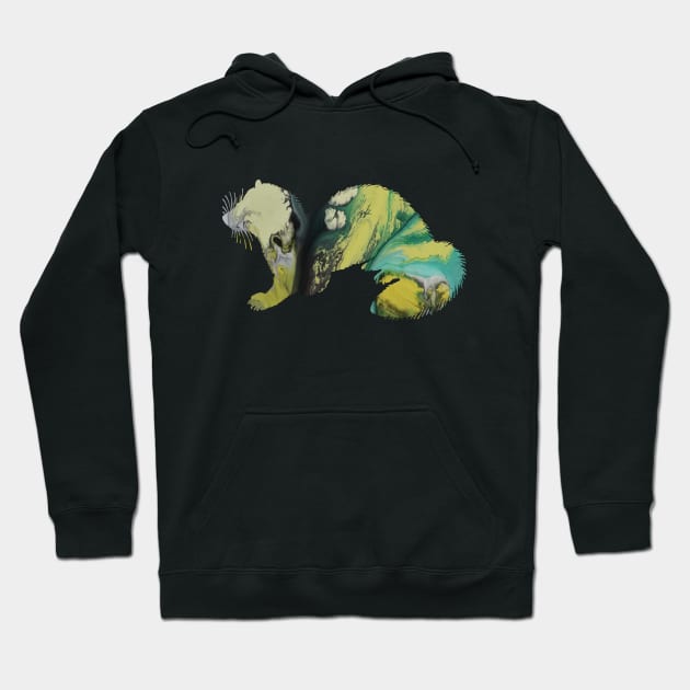 Ferret Art Hoodie by TheJollyMarten